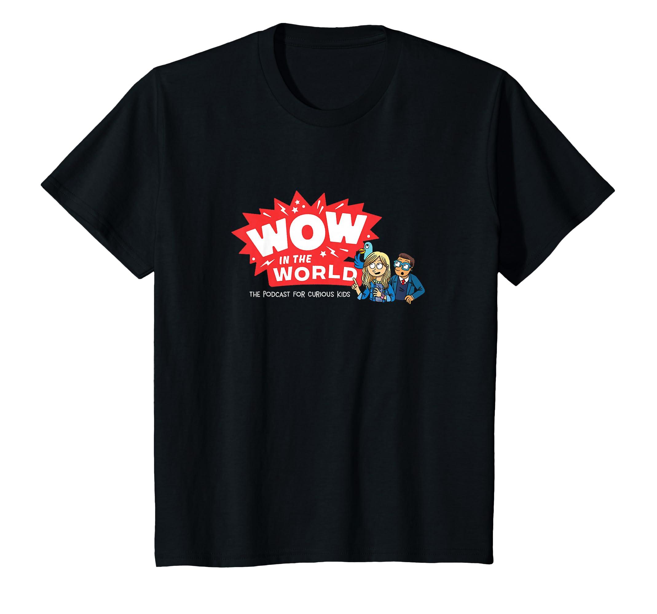 Wondery Kids Wow in the World Logo Characters T-Shirt
