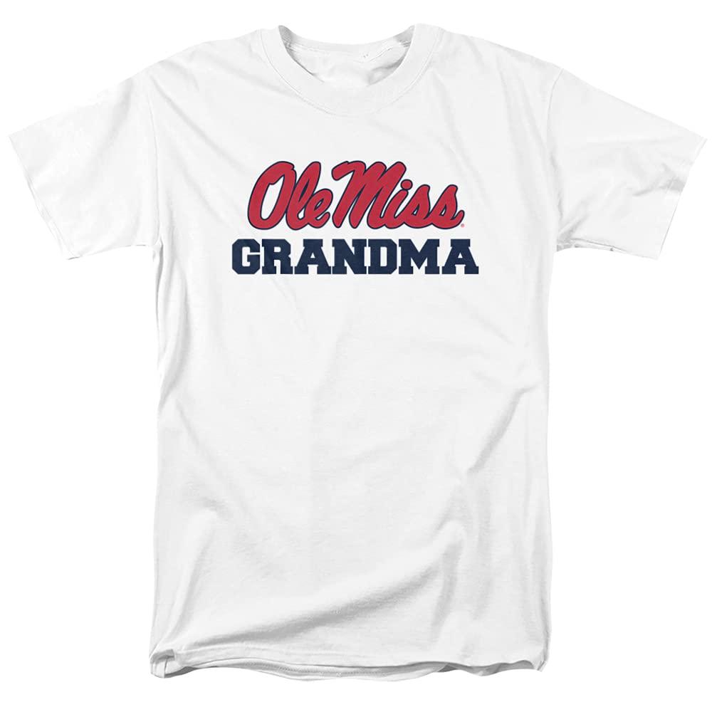 University of Mississippi University of Mississippi Ole Miss Official Grandma Unisex Adult T-Shirt, White, X-Large
