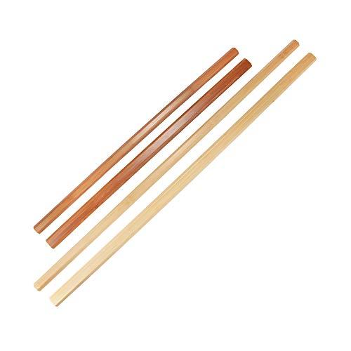 BambooMN BambooMN 40 Inch Men\'s Natural Bamboo Goalie Lacrosse Shaft Stick Handle, 1 Piece