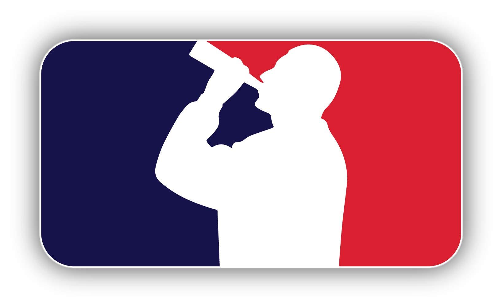 Zirni Funny Drinking League Meme Logo Vinyl Sticker Decal