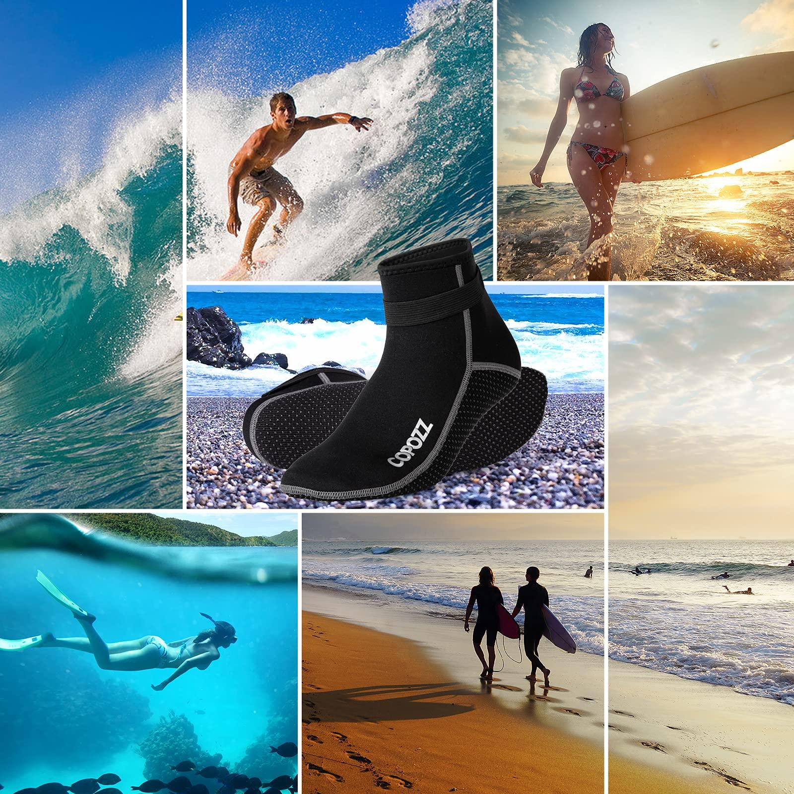 COPOZZ COPOZZ Diving Socks 3mm Neoprene Beach Water Socks-Anti Slip for Snorkel Swim Youth Men Women