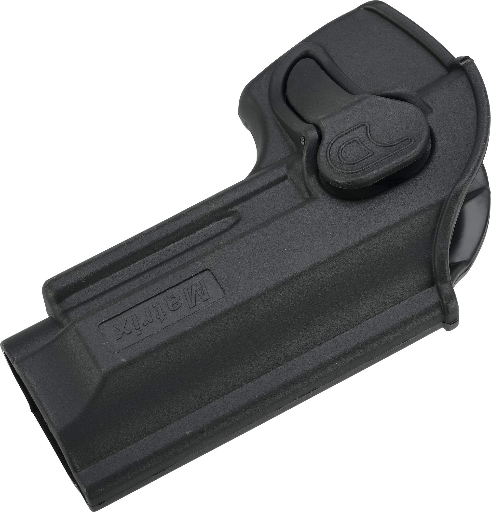Evike Evike Airsoft - Matrix Hardshell Adjustable Holster for M9 Series Airsoft Pistols (Type: Black/No Mount)