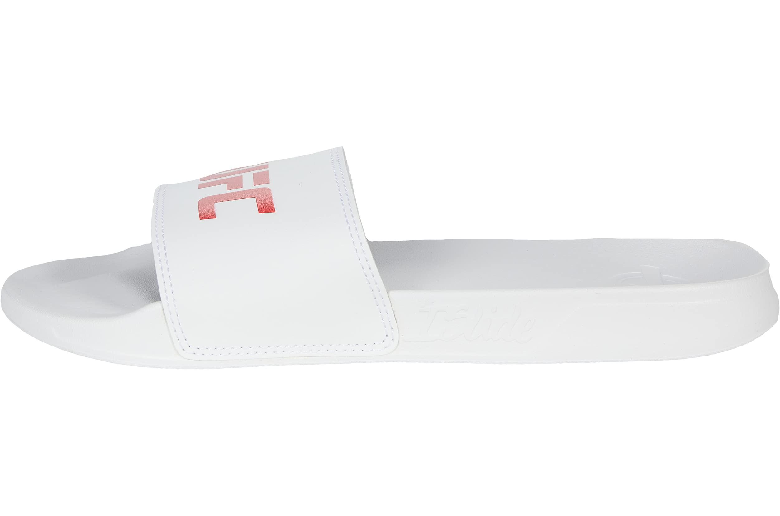 UFC UFC Octagon Slide White/Red Men's 3-4 M