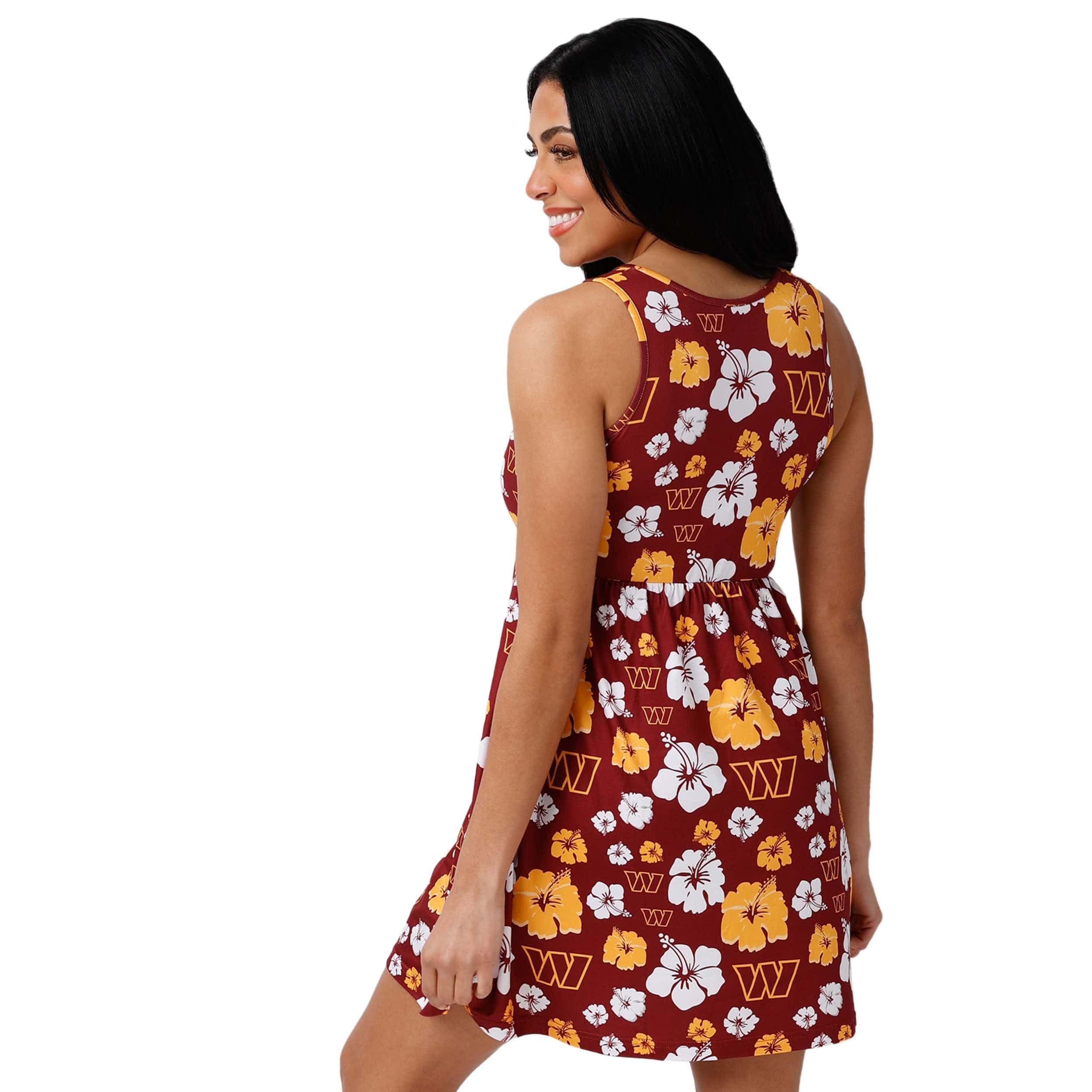 FOCO foco NFL Womens Fan Favorite Floral Sun Dress