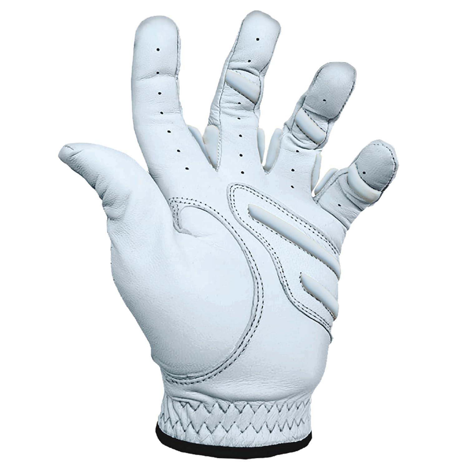 MONKEY GRIP MONKEY GRIP Golf Glove Bearing Capacity Non silp No Slice pad Premium Lether Power Pad Left Hand (Man-X_Large)