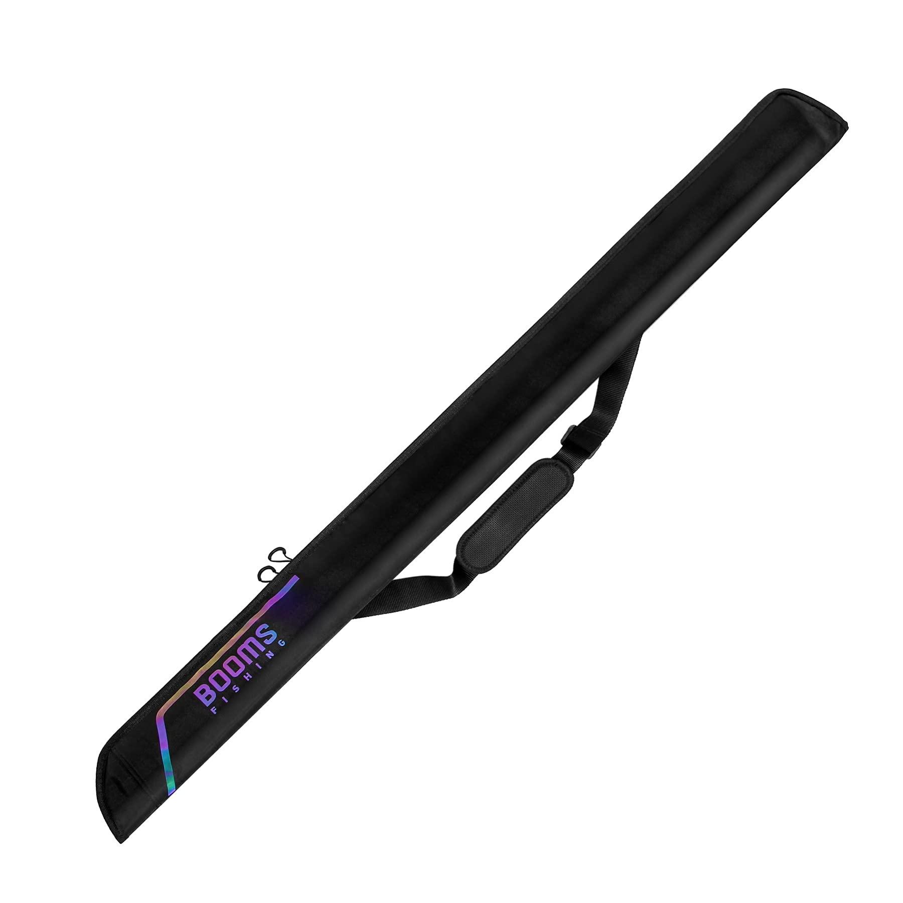 Booms Fishing Booms Fishing PB3 6.4ft~7ft Fishing Rod Case, Portable Folded Fishing Pole Case with Sturdy Two-Way YKK Zippers, 0.6ft/8\" Extended Design Fishing Rod Bag, Store Up to 2~3 Fishing Poles, 77\"~85\"