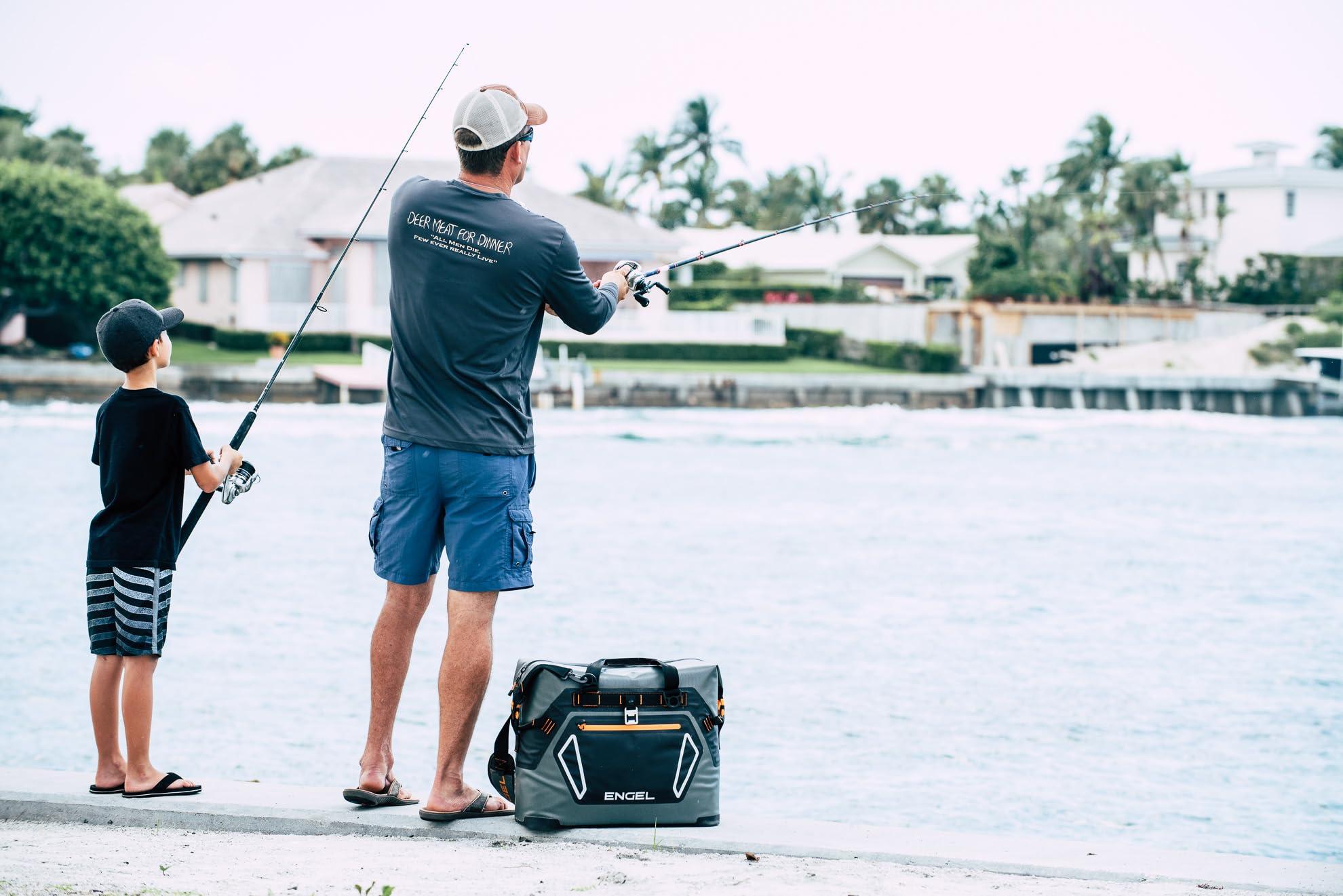 ENGEL Engel HD30 High-Performance Soft Sided Tote Cooler - Durable, Leak-Proof, Portable Ice Chest for Camping, Fishing, Tailgating & Outdoor Activities - Long-Lasting Cold Retention