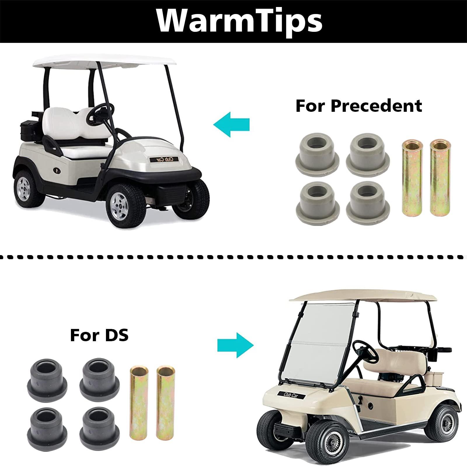 CLUBRALLY CLUBRALLY Club Car Golf Cart Front Leaf Springs with Bushing and Sleeve Kit for Club Car DS & Precedent Golf Carts 1012030 103628801