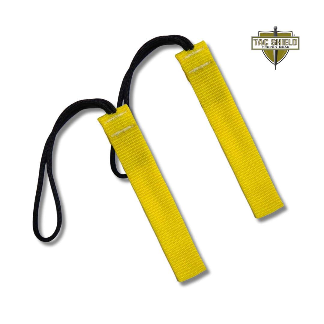 Tac Shield Tac Shield Stealth Gear Tag (2-Pack),1-Inch, Durable, Lightweight Identification Tag for Tactical Gear, Luggage, Bags and Equipment, Made in USA, Yellow