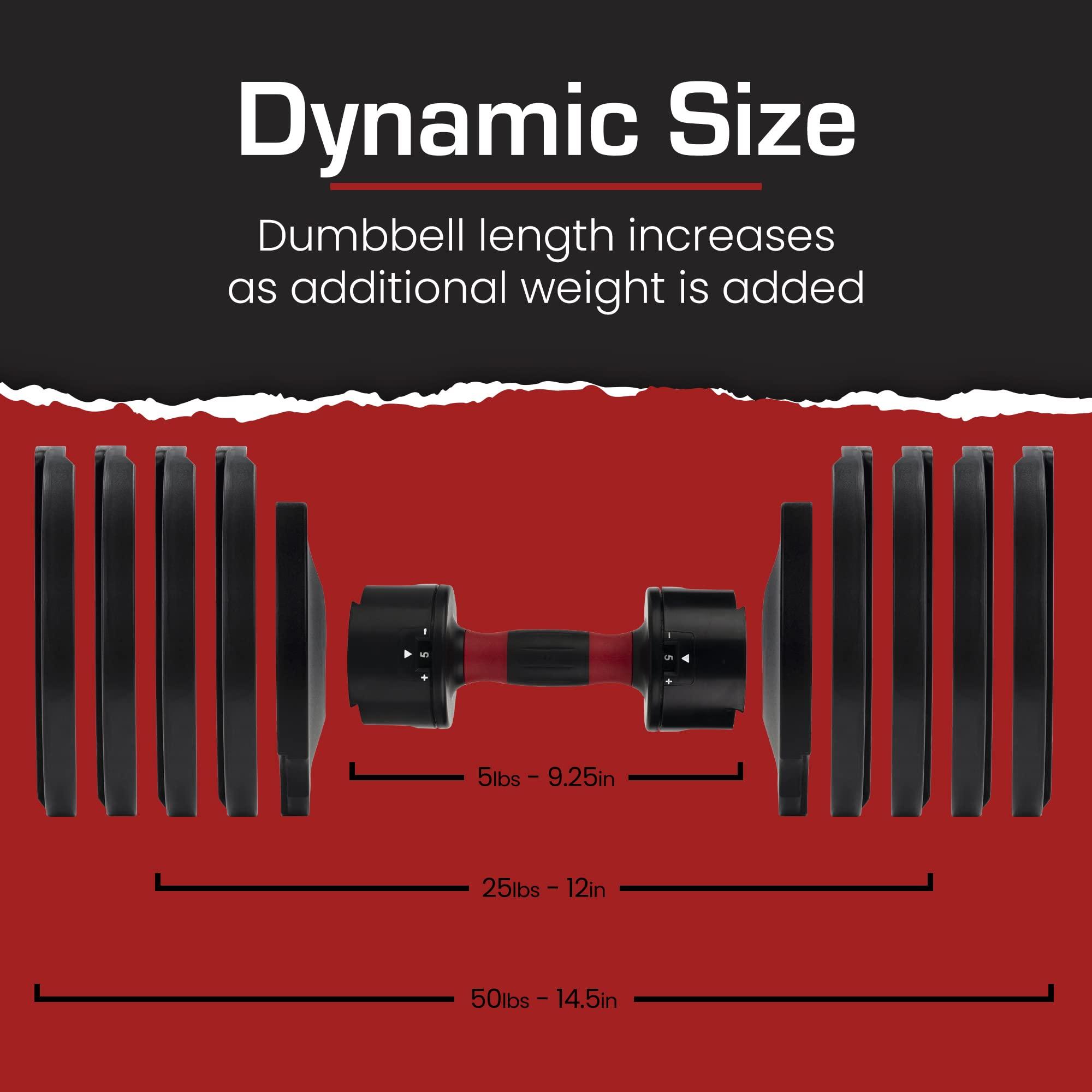 Core Fitness Adjustable Dumbbell Weight Set by Affordable Dumbbells - Space Saver - Dumbbells for Your Home image-12