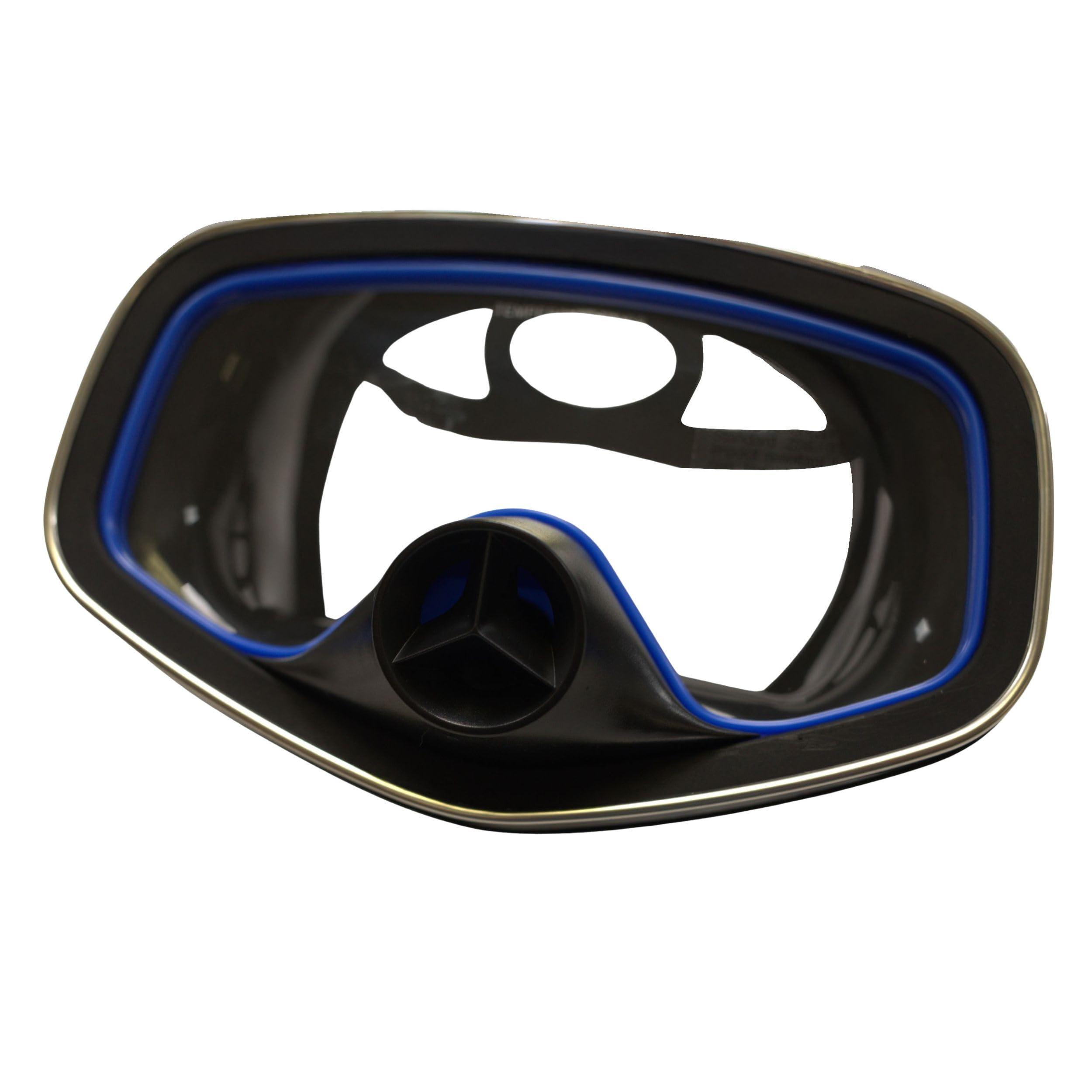 Scuba Choice Scuba Choice Scuba Diving Classic Free Dive One-Window Silicone Purged Mask, Black