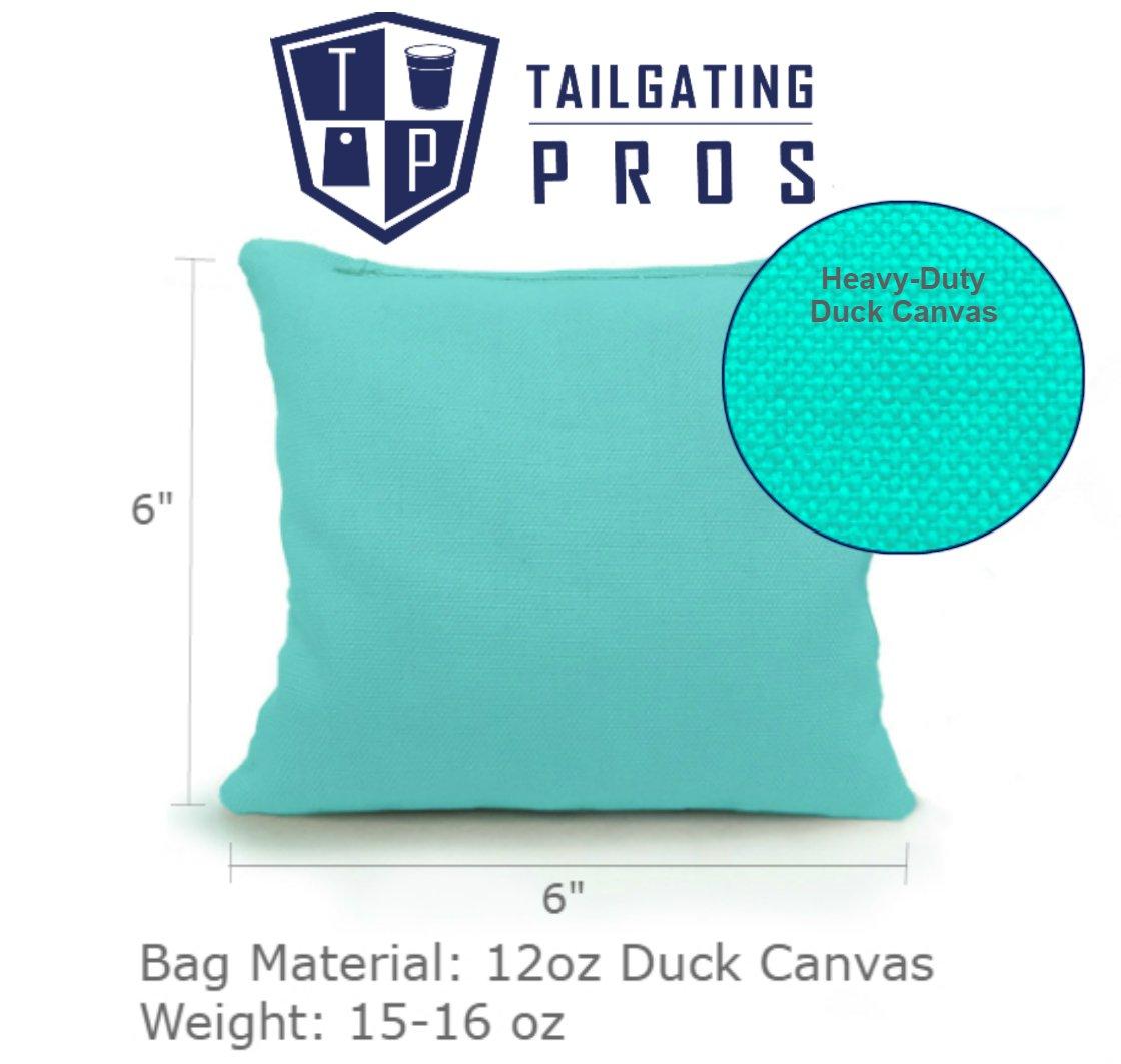 Tailgating Pros Tailgating Pros Rustic American Flag Cornhole Boards w/Bean Bags - 4\'x2\' Distressed Flag Cornhole Game w/Carrying Case & Corn Hole Bags