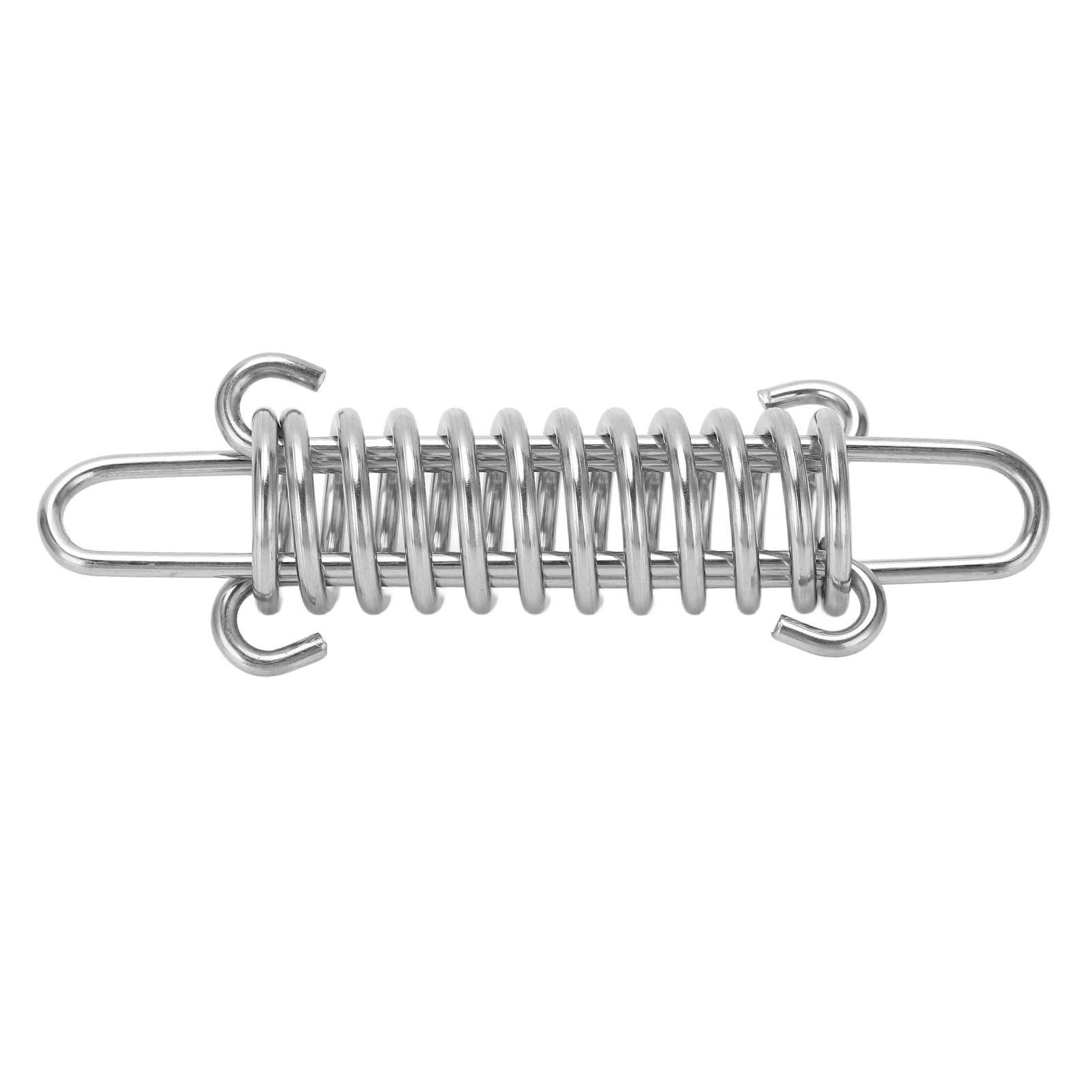 Aramox Aramox Mooring Spring, 113mm Stainless Steel Mooring Line Spring Shock Absorbing Multifunctional Marine Hardware for Boat Yacht Park