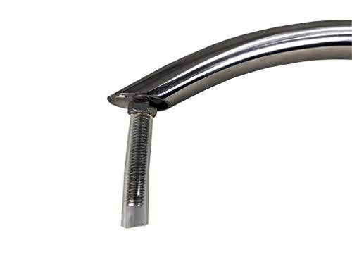 Pactrade Marine Pactrade Marine Boat Stainless Steel Heavy Duty Handrail Grab Handle 18 Inches with Studs Hardware