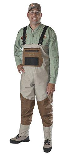 Caddis Wading Systems Caddis Men's Attractive 2-Tone Tauped Deluxe Breathable Stocking Foot Wader, X-Large Stout(DOES NOT INCLUDE BOOTS)