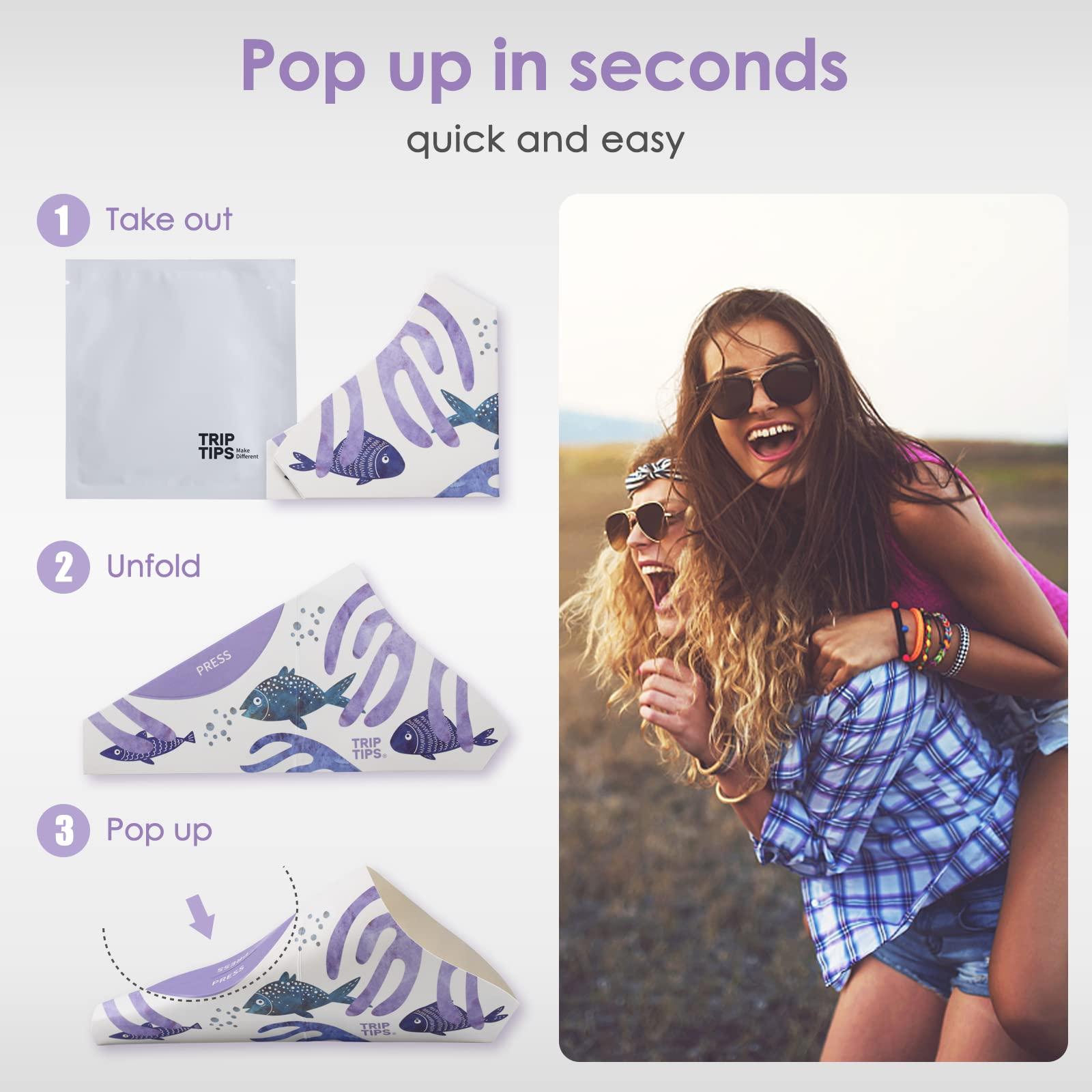 TRIPTIPS TRIPTIPS Female Urinal Disposable Female Urination Device Urinal for Women Foldable Pee Funnel for Women Waterproof Paper Stand and Pee Cup for Public Toilets, Traveling (Pack of 12)