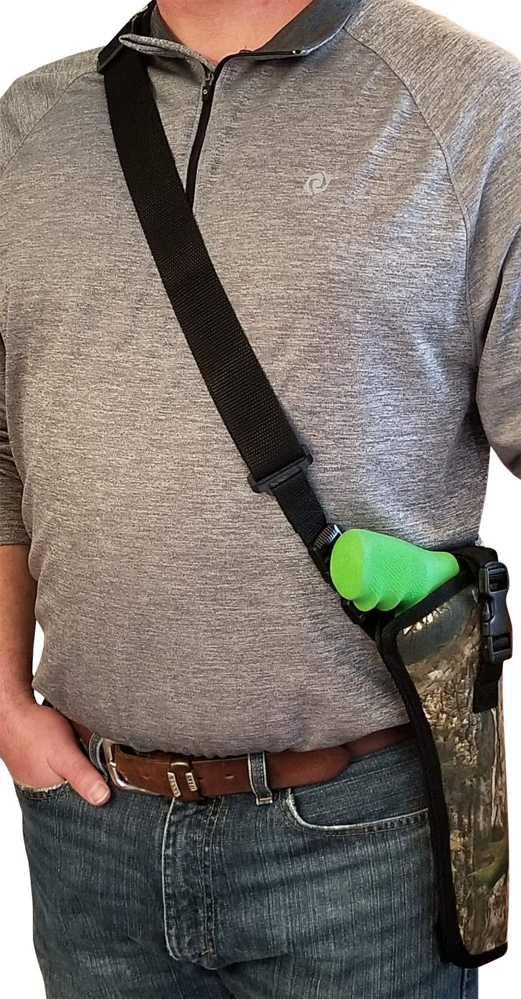 Silverhorse Holsters Silverhorse Holsters Chest/Shoulder Gun Holster | Fits Thompson Center Contender in 10\" - 16\" Barrel Lengths (10\" Barrel Right Hand, Hardwood Camo)