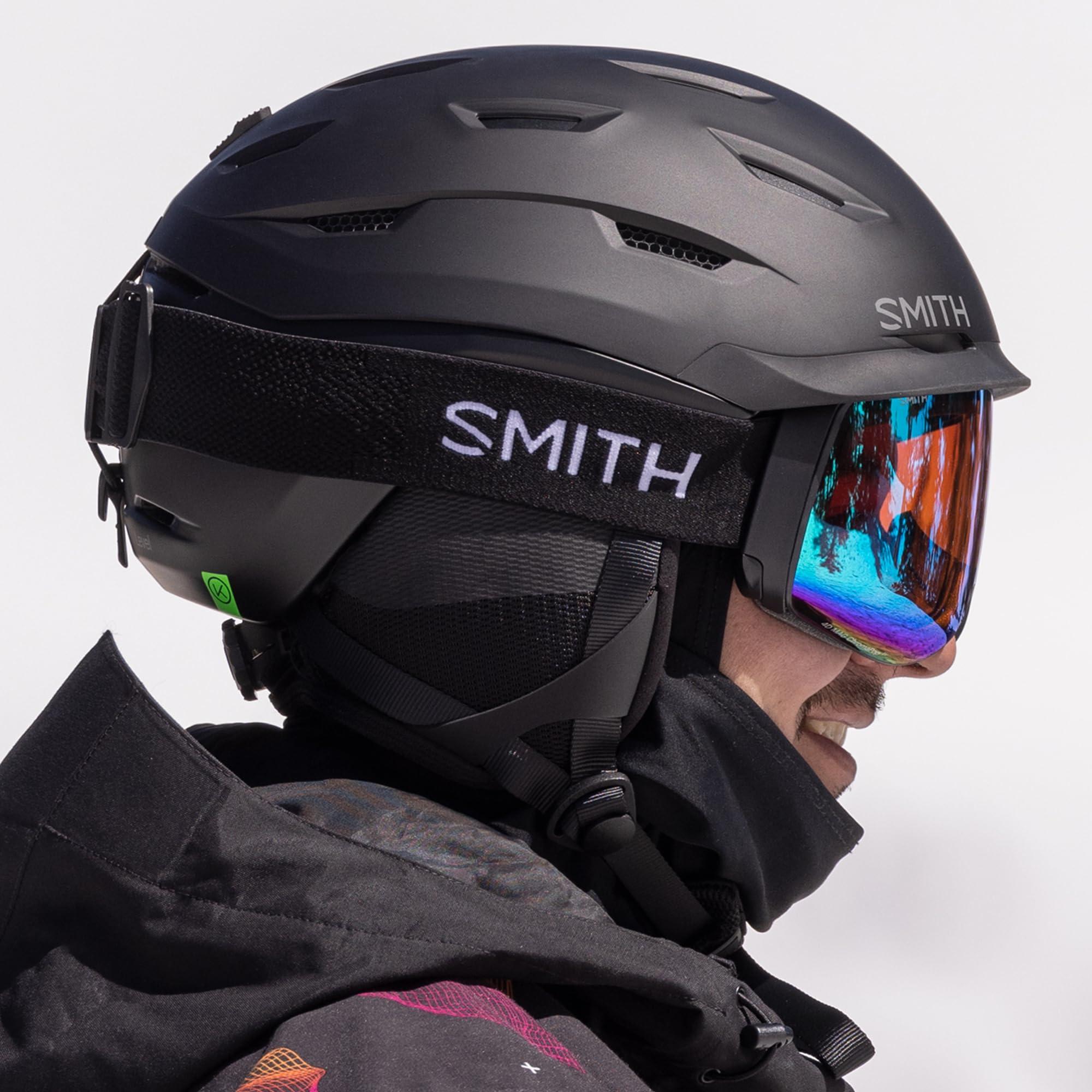 Smith Smith Level Helmet for Men Adult Snowsports Helmet with MIPS Technology + Zonal Koroyd Coverage Lightweight Protection for Skiing & Snowboarding Matte White, Small