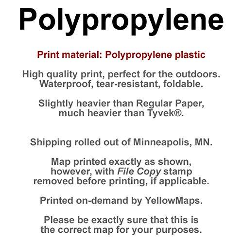 YellowMaps YellowMaps Imlay SD topo map, 1:24000 Scale, 7.5 X 7.5 Minute, Historical, 1950, Updated 1952, 27 x 21.9 in - Polypropylene