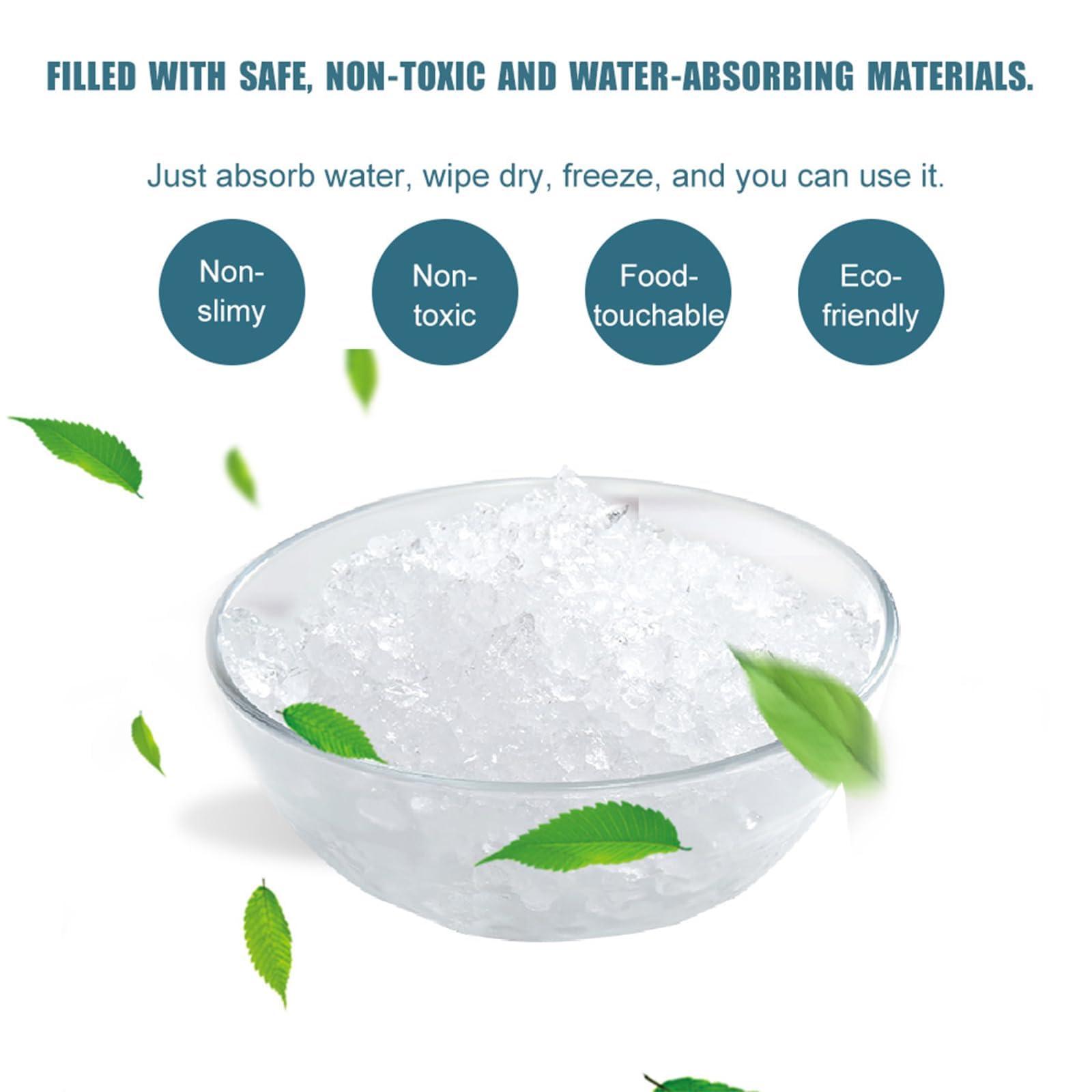 MR.ICE Dry Ice Packs for Shipping Frozen Food, Reusable Shipping Ice Packs Freezer Ice Packs for Coolers, Flexible Gel Packs for Mailing, Cold Pack for Shipping Food, 7"x13" 6 Sheets