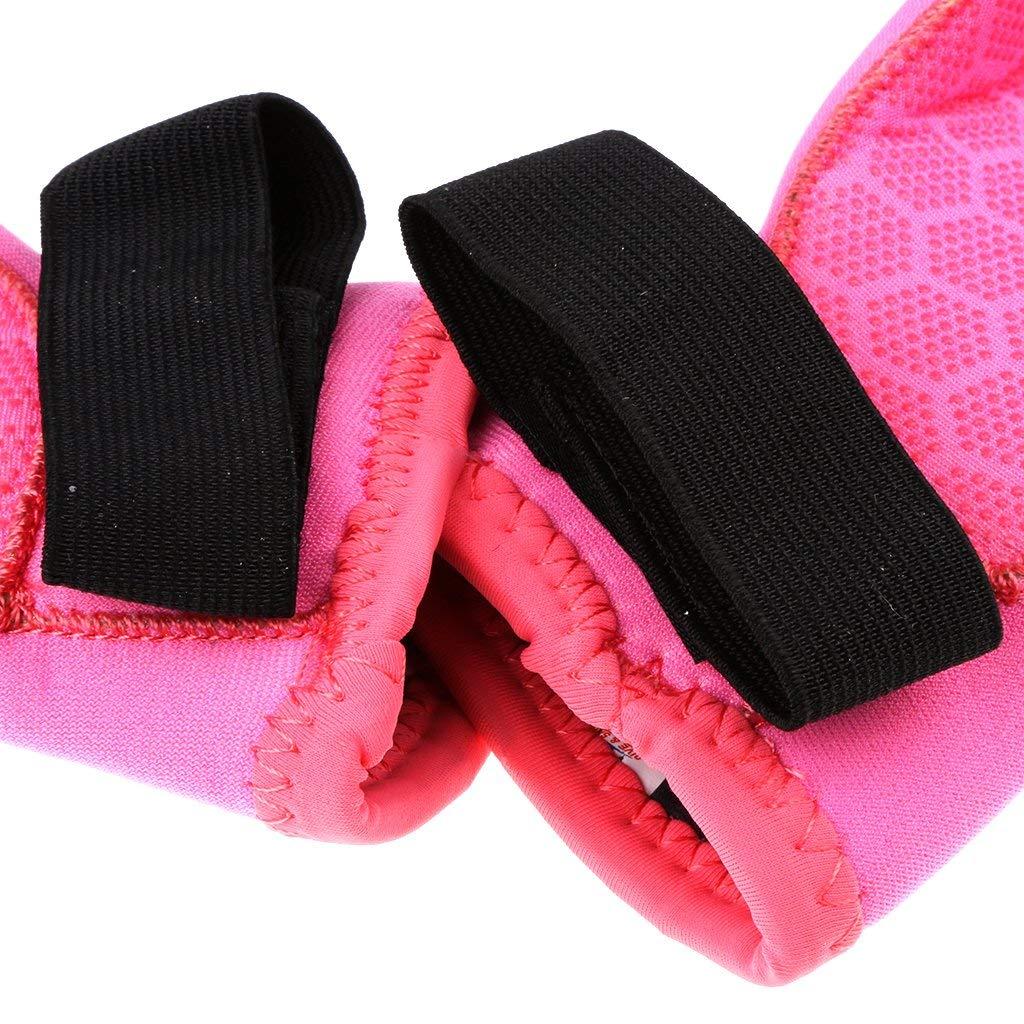 Inzopo Inzopo 3mm Neoprene Skid-Proof Kids Boys Girls Wetsuit Gloves - Surf, SUP, Kayak, Scuba Diving, Snorkel, Swimming, Water Sports - 2 Colors Pink XL