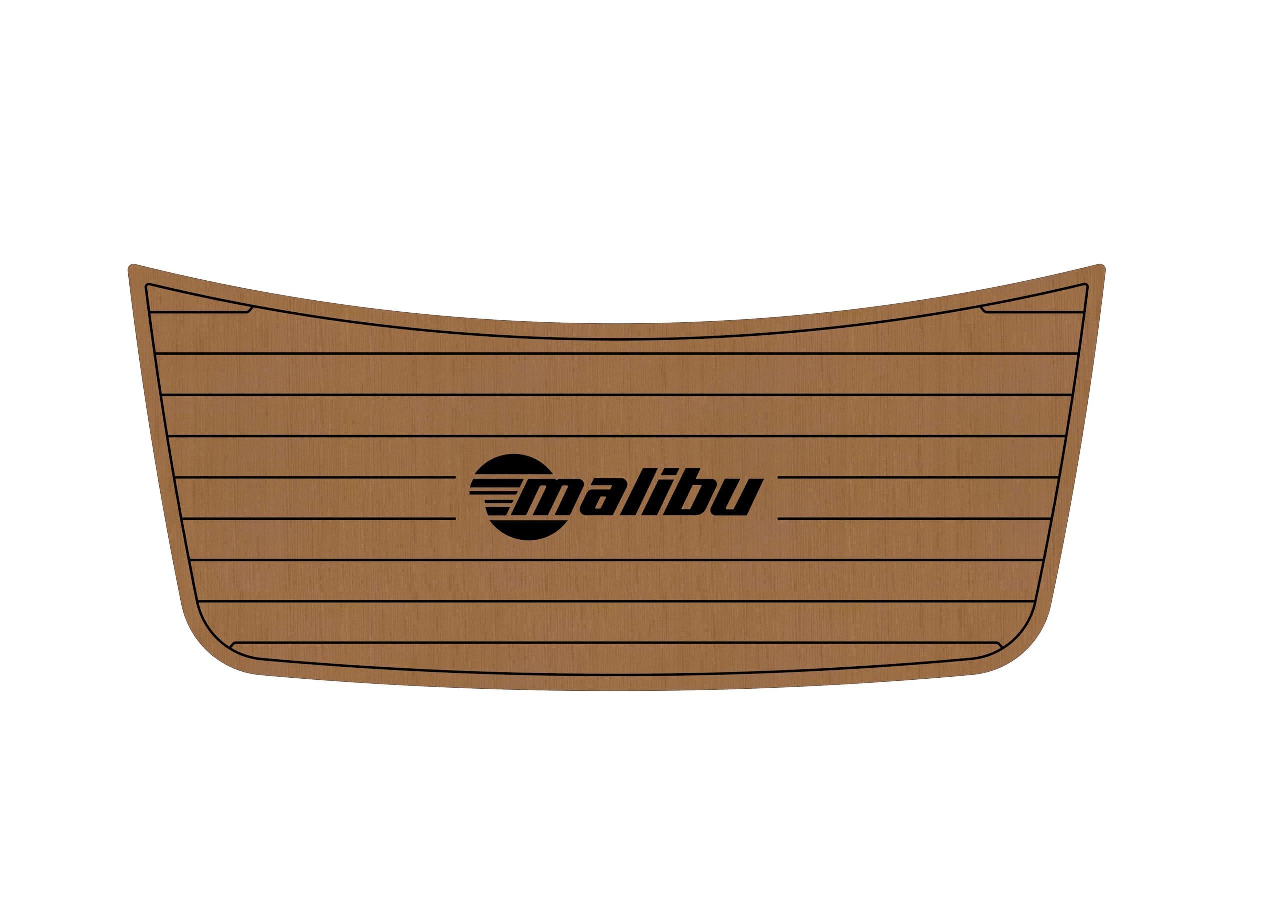 ATDEK ATDEK 2006-2009 MALIBU 23LSV Swim platform 1/4 6mm eva Faux Teak Deck Surfing Boat Fishing Boat Motorcycle Hurts crapet Non-Slip mat Floor (Black over Red)