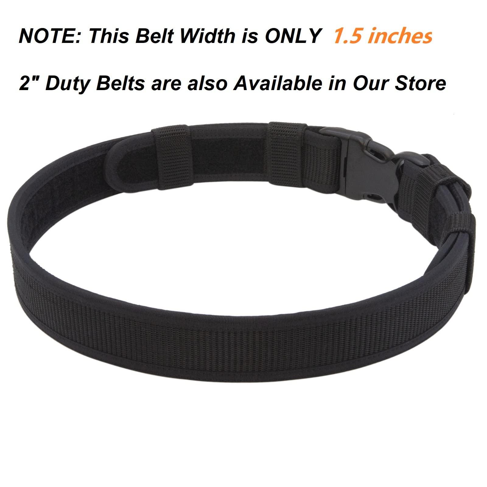 TACNEX TACNEX Duty Belt 1.5\" Law Enforcement Duty Belts Police Security Nylon Utility Work EDC Belt XL