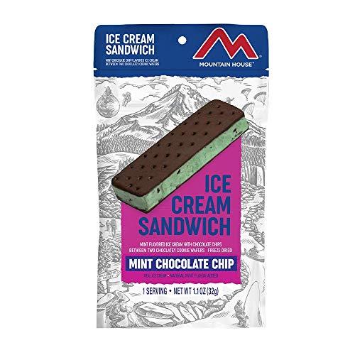 Mountain House Mountain House Mint Chocolate Chip Ice Cream Sandwich | Freeze Dried Backpacking & Camping Food | 1 Serving