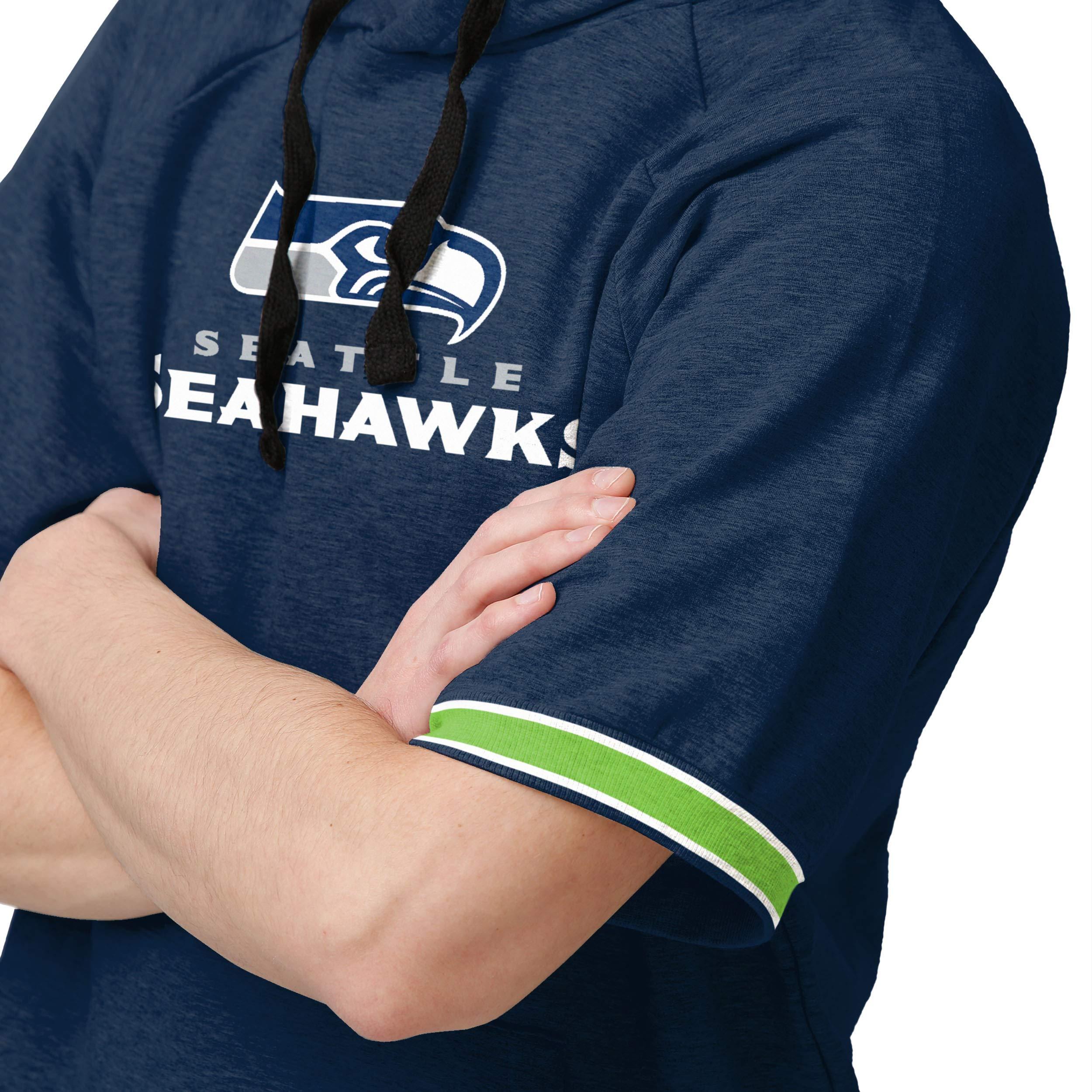 FOCO foco NFL Mens Short Sleeve Hoodie - L