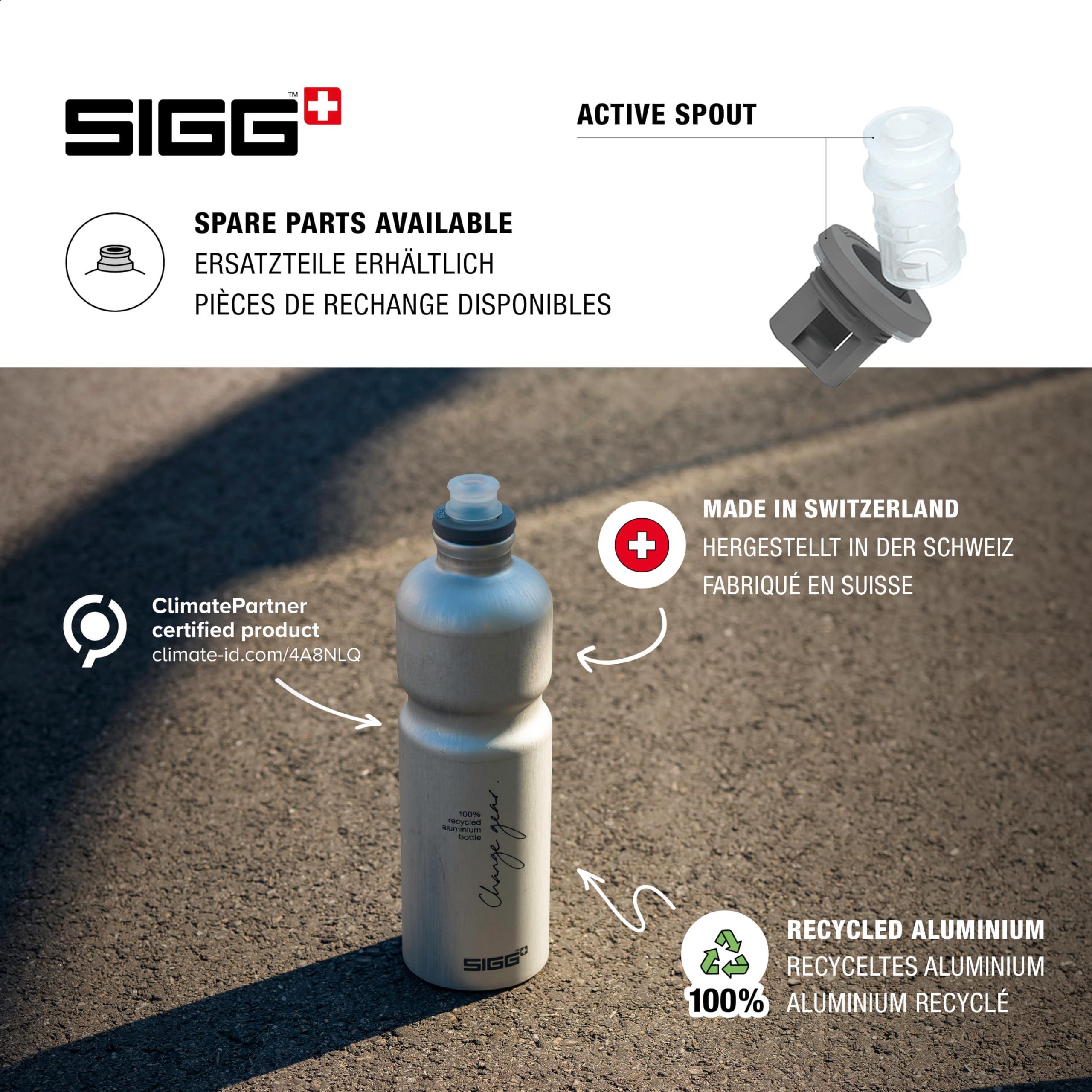 SIGG SIGG - PCR Aluminum Water Bottle - Move MyPlanet - Alu - Leakproof - Lightweight - BPA Free - 25 Oz