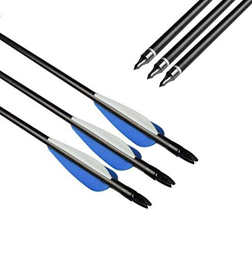 OEELINE OEELINE Airobow Recurve Bow and Arrow Set,Takedown Archery Bow 62 inch Hunting Bow Right Hand Draw Weights in 25-55 lbs,35lbs