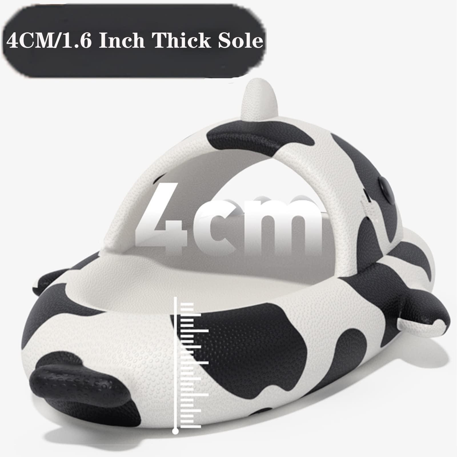 Jfxgjuv Jfxgjuv Shark Slides Slippers for Women Men Cute Cartoon Cloud Shark Slides Novelty Open Toe Quick Drying Non-Slip Cloud Pillow Slippers Home Bathroom Beach Sandals (F,9.5-10 Women/7.5-8 Men)