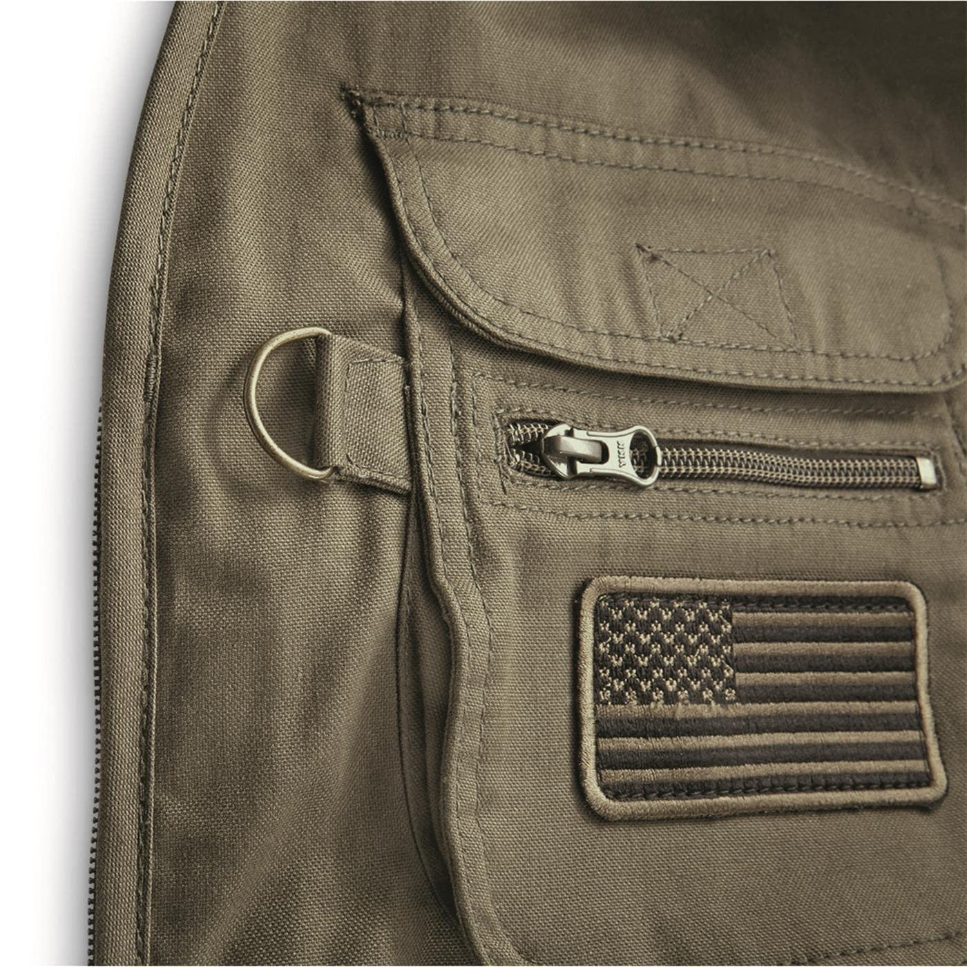 HQ ISSUE HQ ISSUE Concealed Carry Vest for Men Black MEDIUM