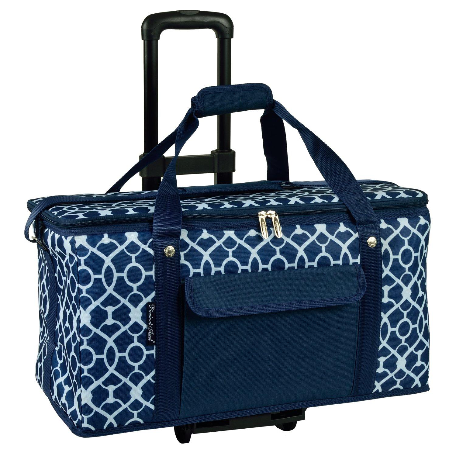Picnic at Ascot Picnic at Ascot Travel Cooler with Wheels- 64 Can Capacity- Collapsible Leakproof Cooler- Designed & Quality Approved in the USA