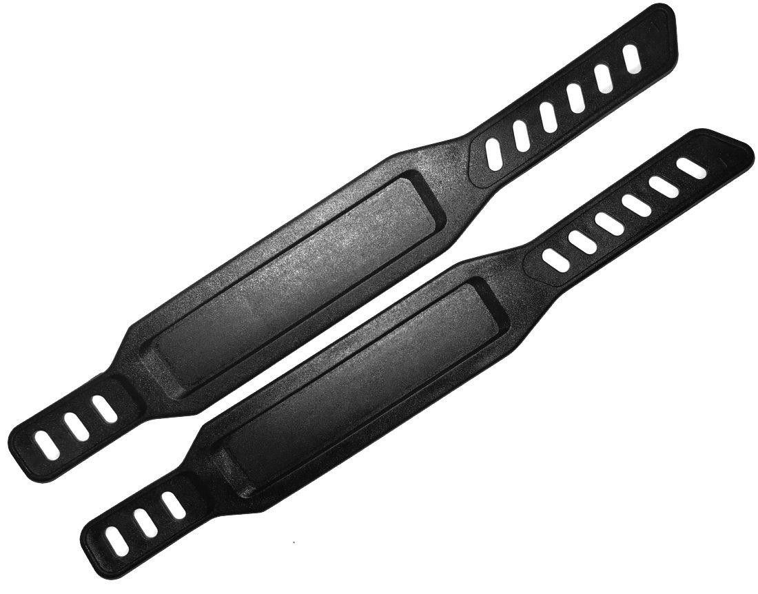 SB Distribution Ltd. SB DISTRIBUTION LTD (Pair L+R) SBD\'s Universal Long Pedal Straps for Stationary Bikes | Fits Most Bike Pedals | Heavy Duty Adjustable After Market Straps |