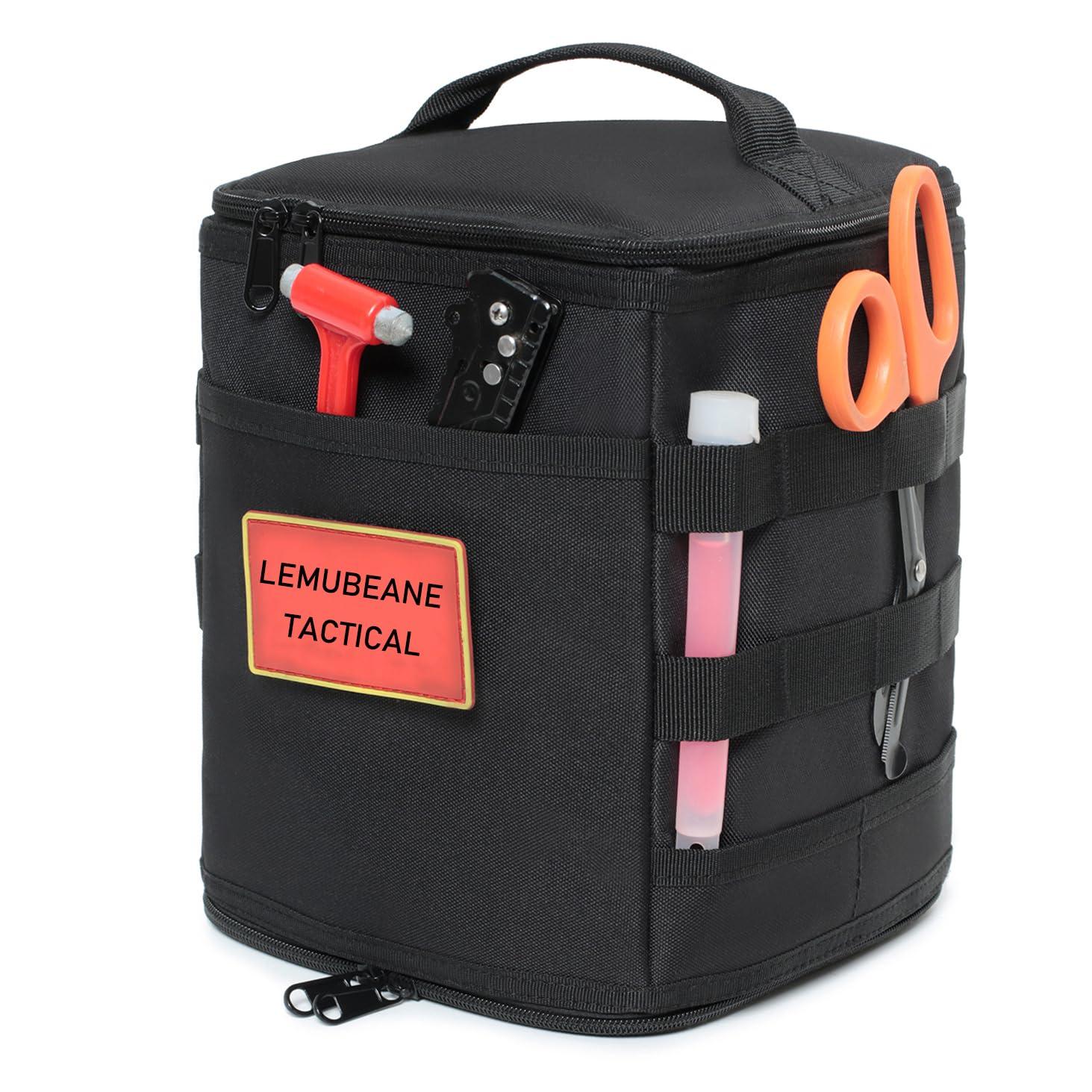 Lemubeane Lemubeane Tactical Camping Storage Bag 7L Utility Tote Bag Trunk Organizer (OD Green)