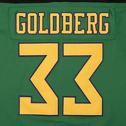 EHCSROP Youth Mighty Ducks Movie Shirts Ice Hockey Jersey (Small, 33 Goldberg Green)