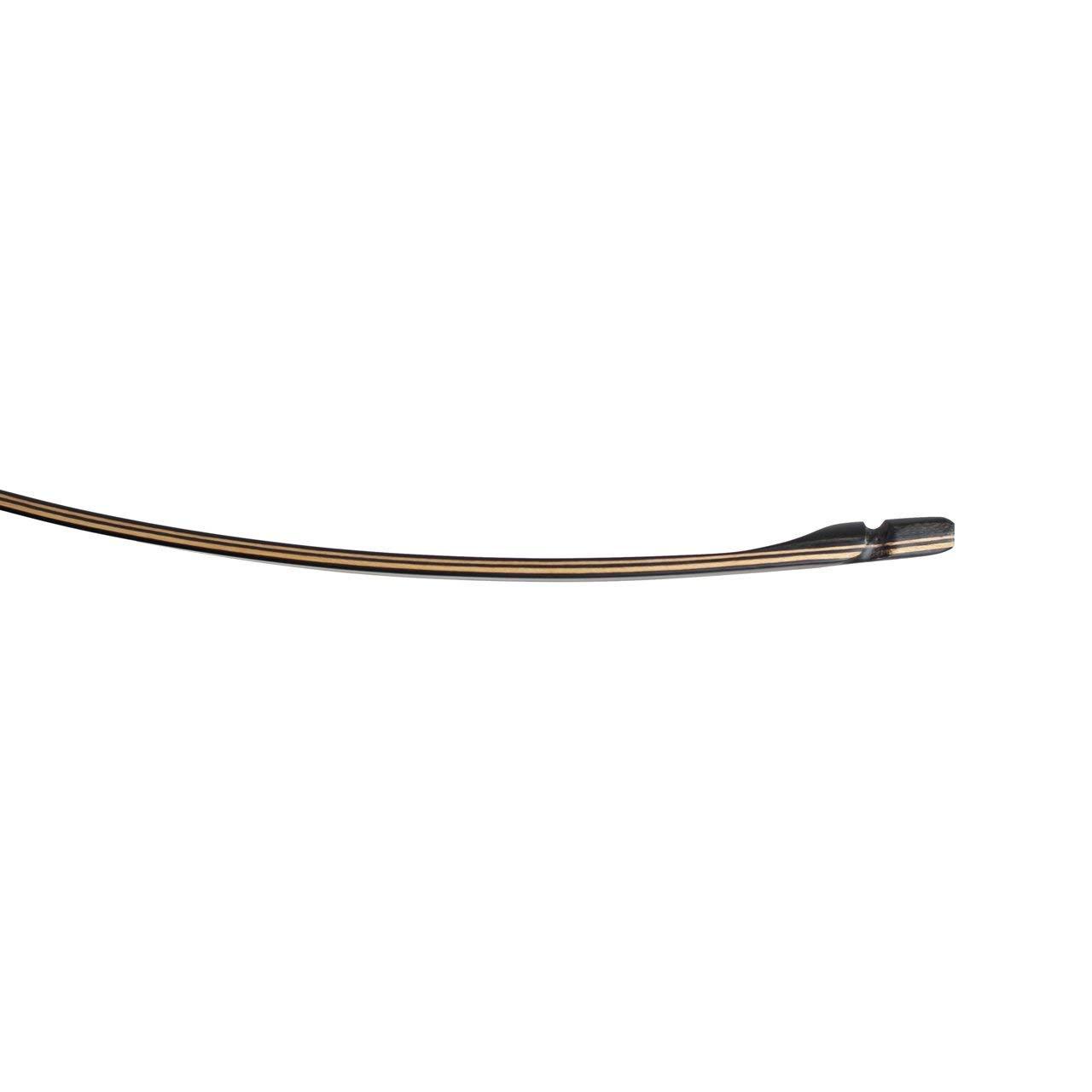 SinoArt SinoArt Sparrow 54" Traditional Long Bow 20-35LBs Draw Weight One-Piece Longbow Recurve BowRight Hands for Beginner Women Tenns (Right Hand 30 LBs)