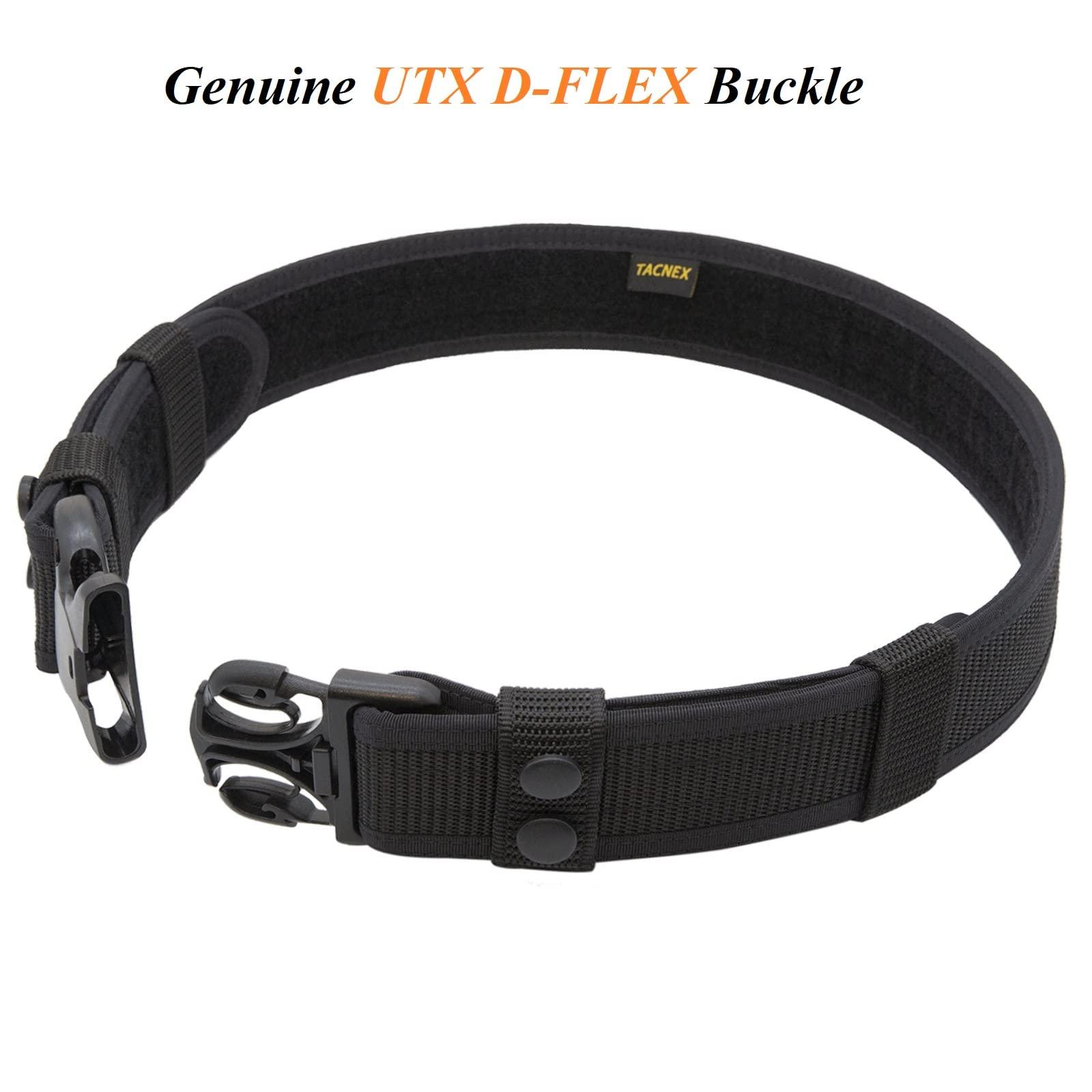 TACNEX TACNEX Duty Belt 1.5\" Law Enforcement Duty Belts Police Security Nylon Utility Work EDC Belt XL