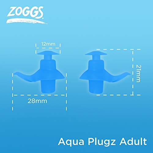Zoggs Zoggs 300659-400 Aqua Plugz - Hypo-Allergenic Silicone Ear PlugsBlue