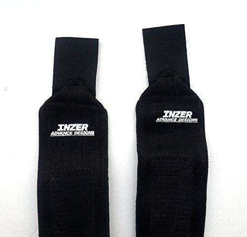 Inzer Inzer Wrist Wraps - True Black 36" (Pair) Powerlifting Weightlifting Wraps
