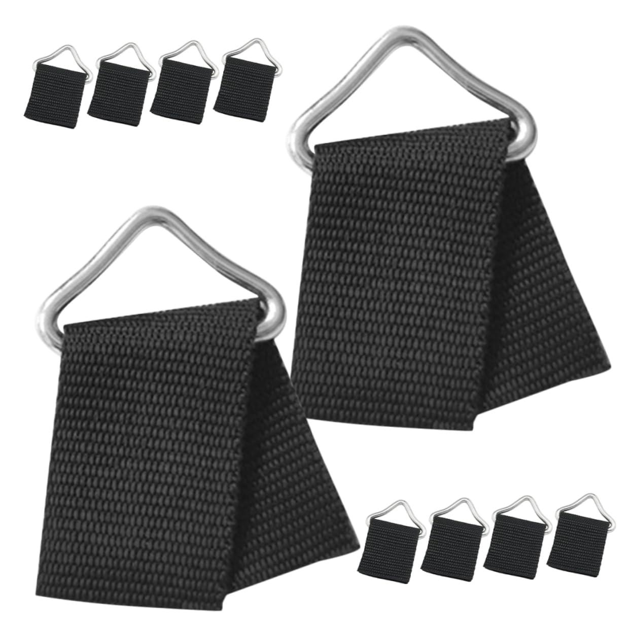 Happyyami Happyyami 30sets Trampoline Tie Down Anchor Kit Swingset Accessories Outdoor Replacement Parts Trampoline Net Triangle Rings