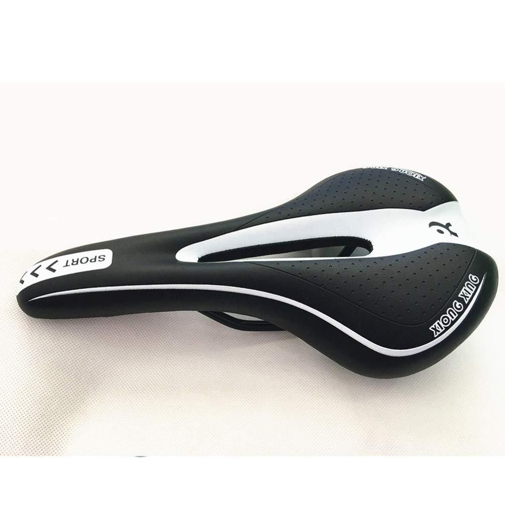 BESPORTBLE BESPORTBLE Exercise Bike Exercise Seat Bike Seat Comfortable Replacement Folding Saddle for Adult Kids Cycling Mountain Bikes Road Bikes Black White Collapsible Seat Kids Bike Bike
