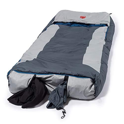 OmniCore Designs OmniCore Designs Multi Down Hooded Rectangular Sleeping Bag (-10F to 30F) with 4pt. Compression Stuff Sack