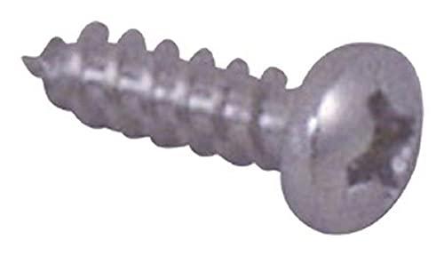 Handi-Man Handi Man Marine Co B-606 Phillips Pan Head Stainless Steel Screws - #8 X 1-1/4"