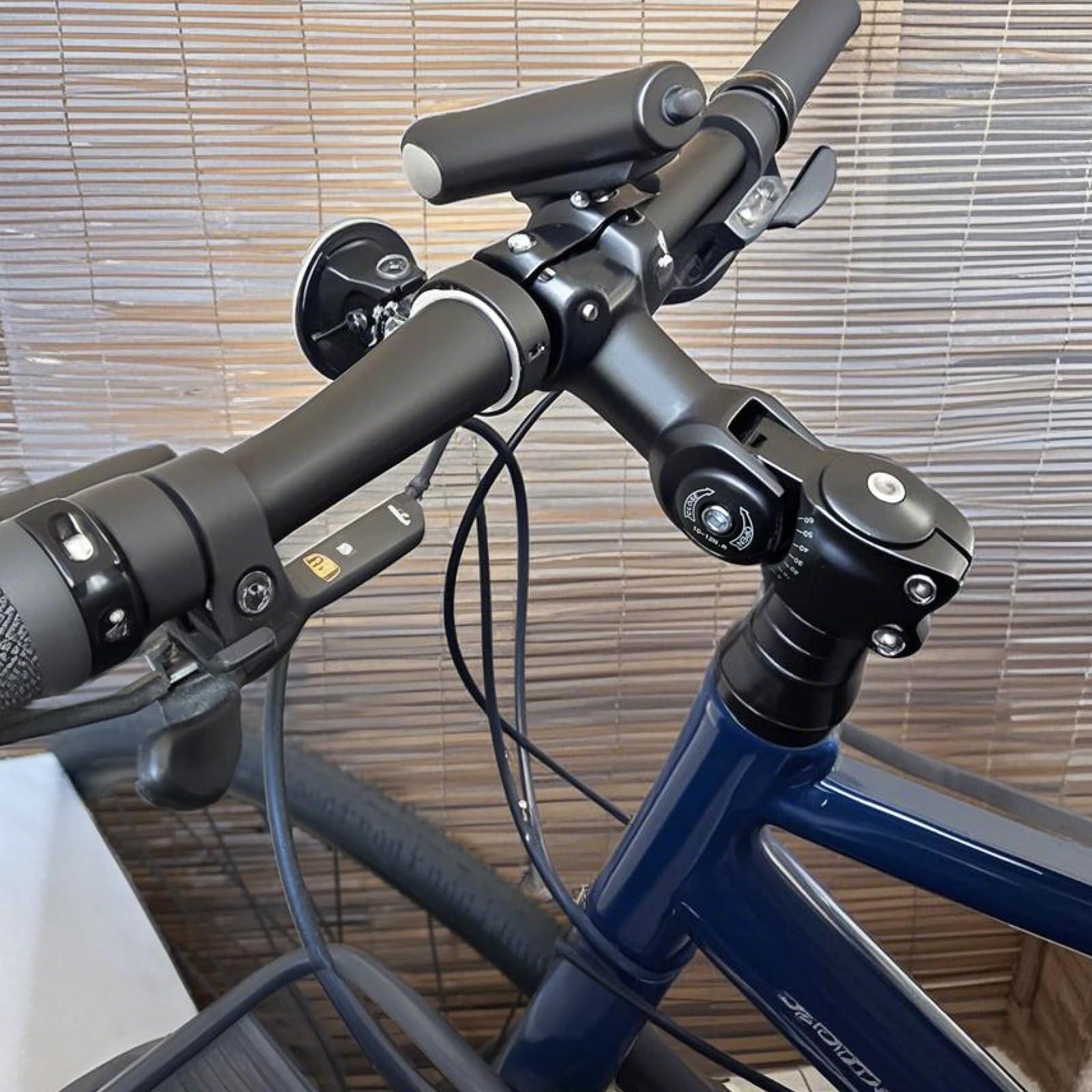TRIWONDER TRIWONDER Bike Stem 25.4 31.8 Adjustable 60 Degree 90mm 110mm 130mm Bike Handlebar Extender Stem Riser Bicycle Handle Bar Extensions for Mountain Bike, Road Bike, MTB, BMX, Cycling