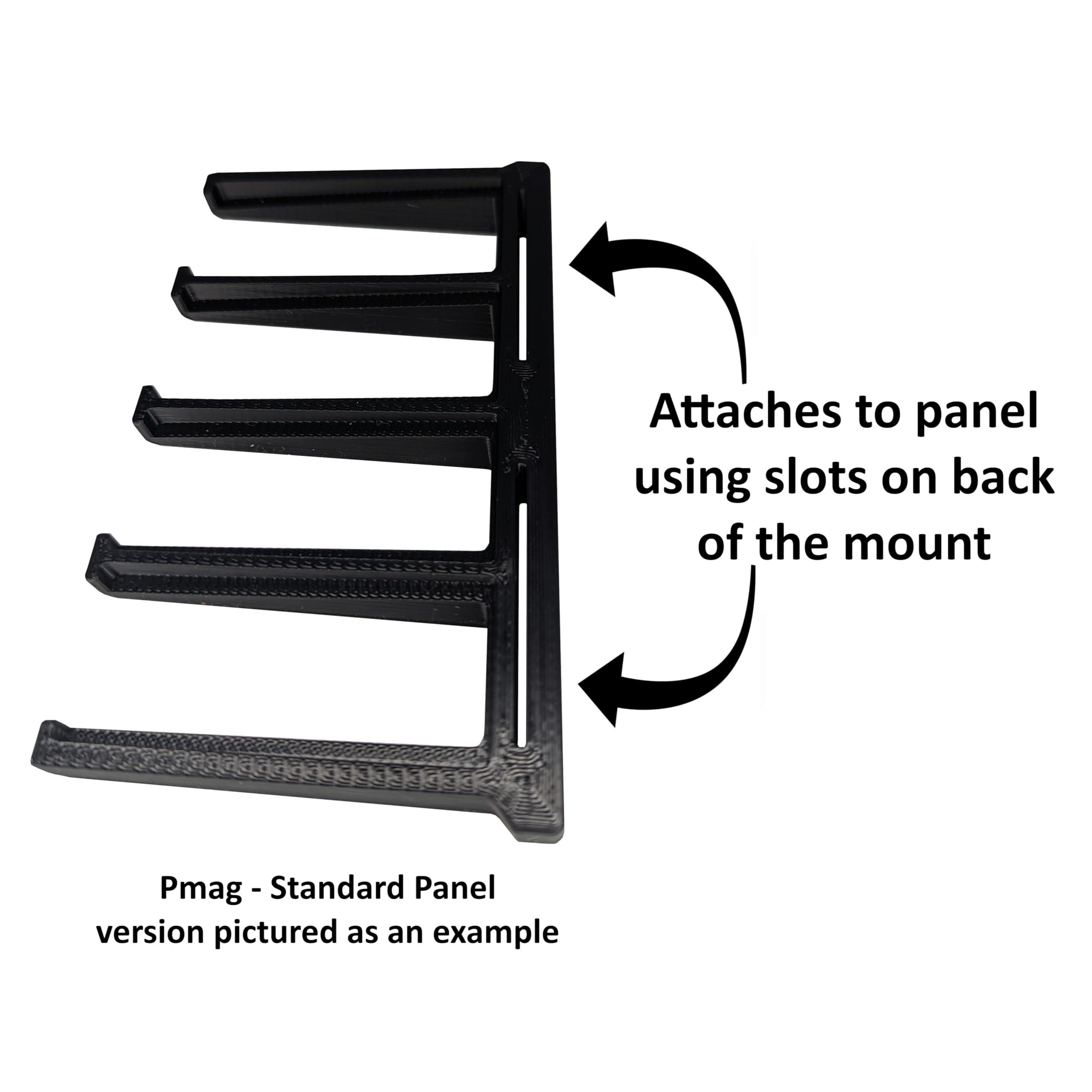 Hammy3DPrints Hammy3DPrints Mount for AR 223/556/300 Lancer Mags - Secure It/Akro Mils | Magazine Holder Storage Rack (Plastic Panel)