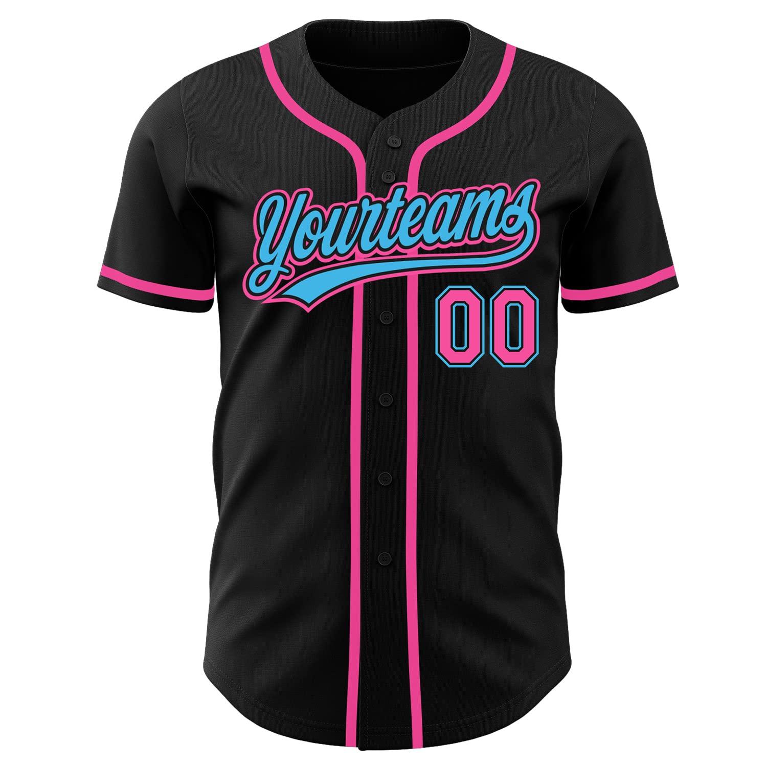 LTOCMKIY Custom Baseball Jersey Full Print Design Personalized Baseball Shirts Sports Uniform Upload Your OWN Design