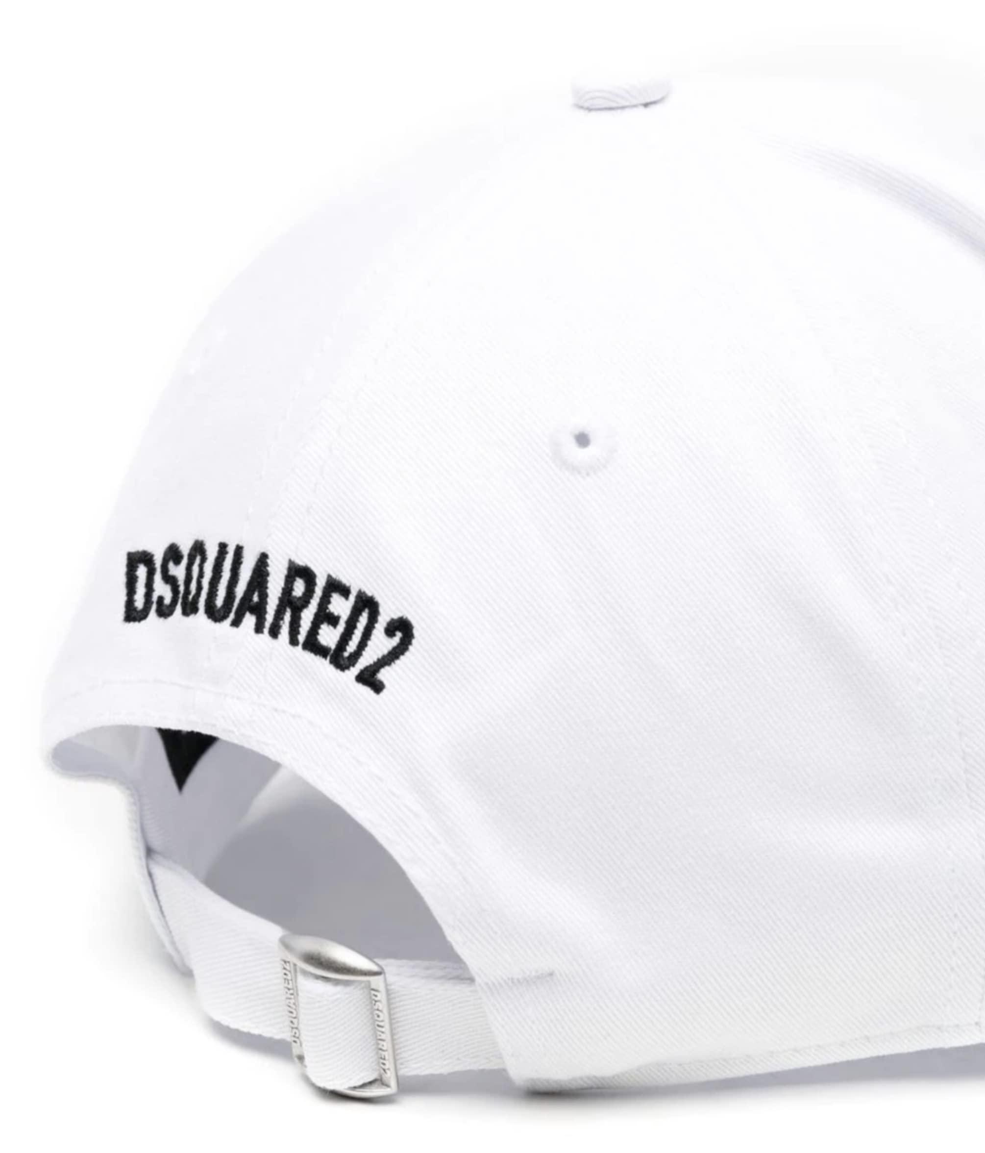 DSQUARED2 DSQUARED2 Men Icon Baseball Cap White