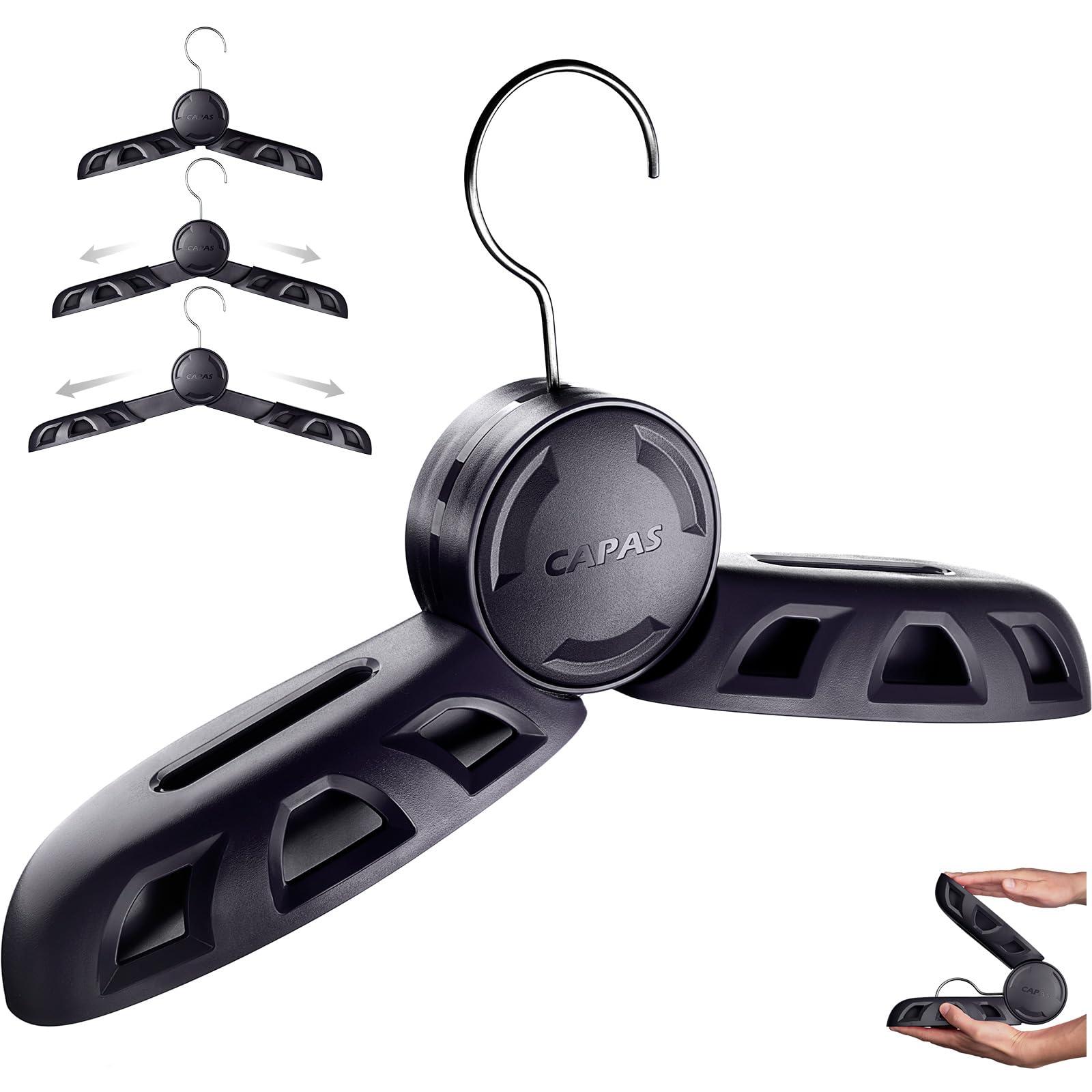 CAPAS CAPAS Adjustable Foldable Travel Wetsuit Hanger for Adults and Kids, Heavy Duty Hanger for Surfing Scuba Diving BCD Suits